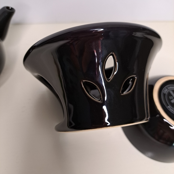 Tea Set For One. Old Amsterdam Porcelain Works. W/ warmer - Picture 9 of 9